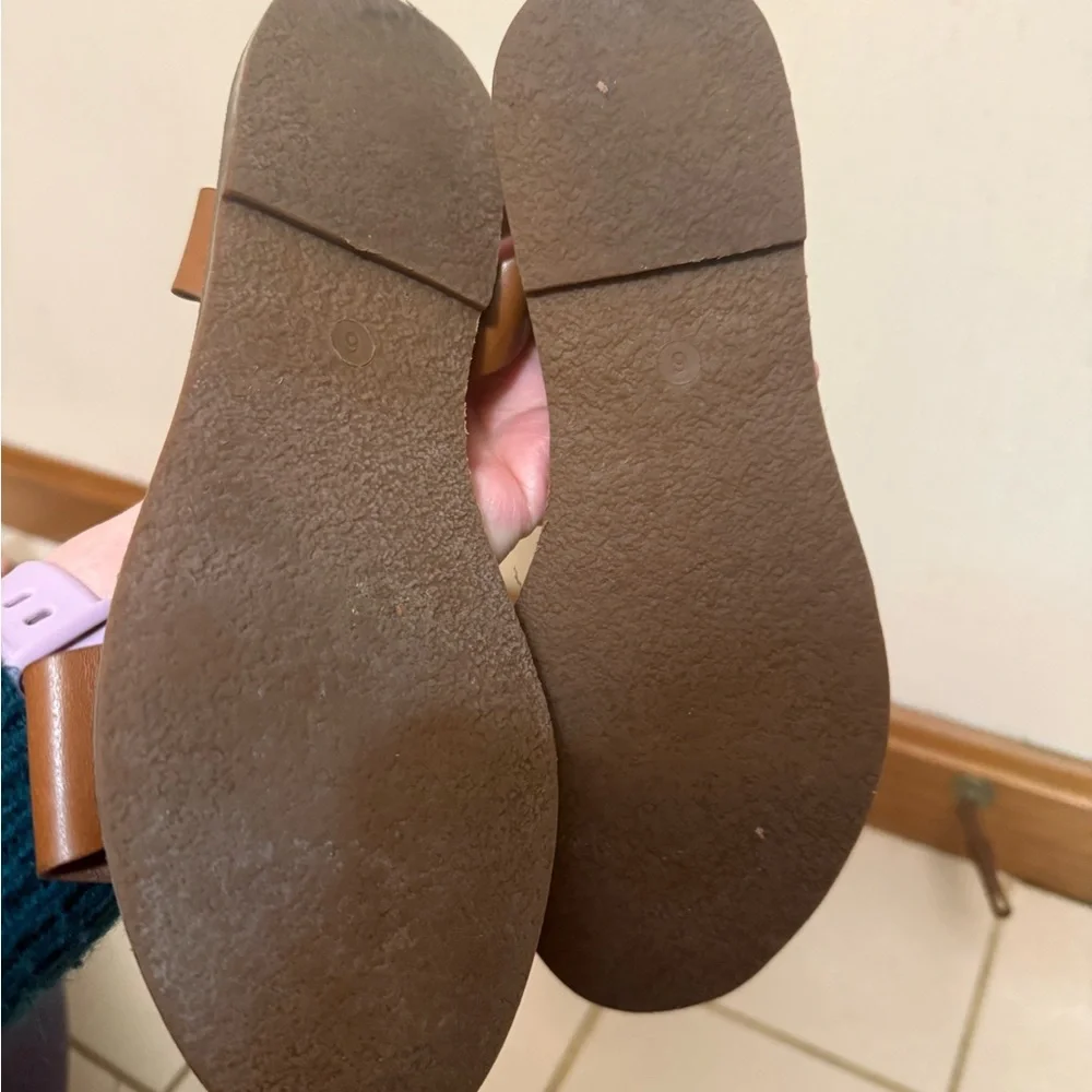Madewell | Tan Leather Sandals Size 6
